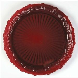 Avon Cape Cod Ruby 10-3/4in Dinner Plate